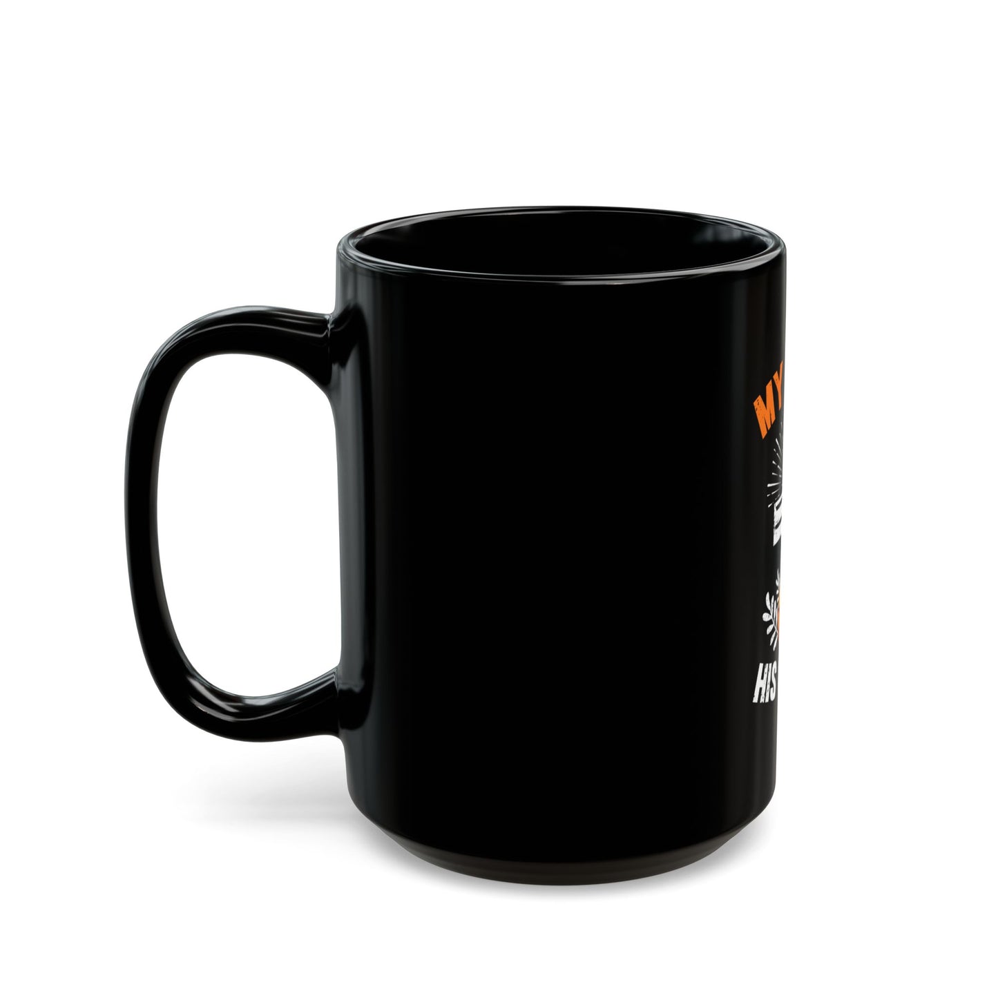 My Game His Glory Basketball Faith Cross Ceramic Mug