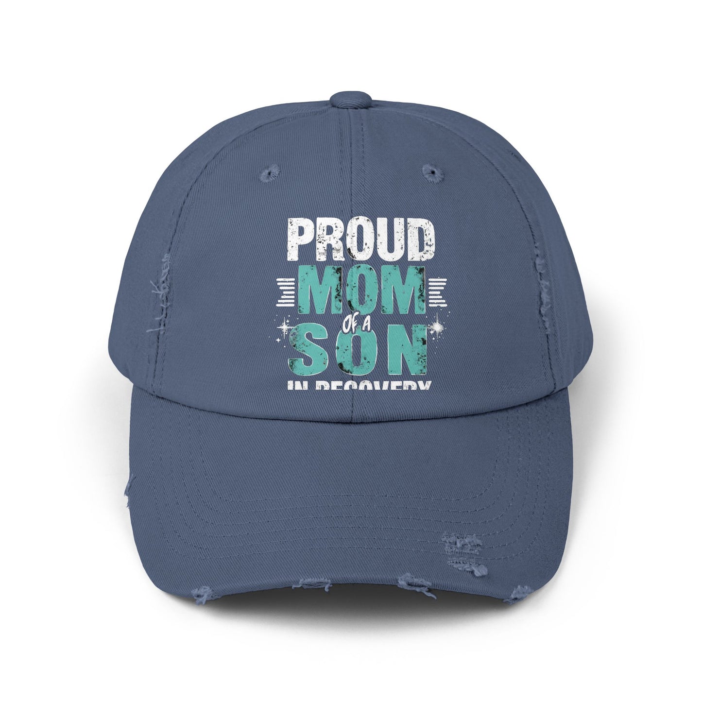 Proud Mom of a Son in Recovery Inspirational Quote Cap