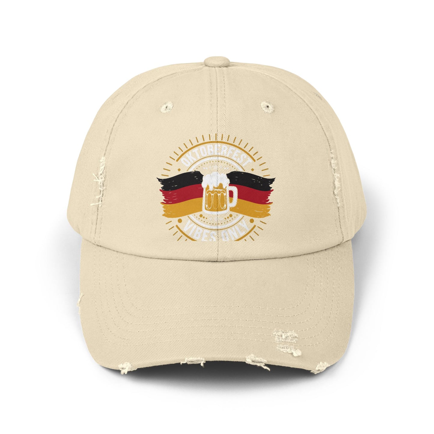 Oktoberfest Vibes Only Beer Mug and German Flag Cap