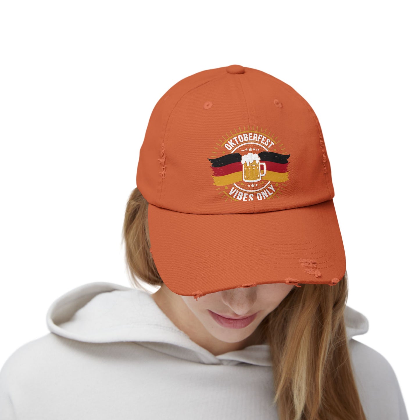 Oktoberfest Vibes Only Beer Mug and German Flag Cap