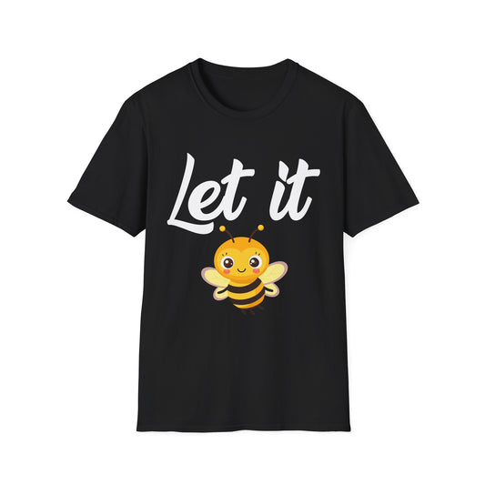 Let It Bee Cute Kawaii Cartoon Bumblebee T-Shirt