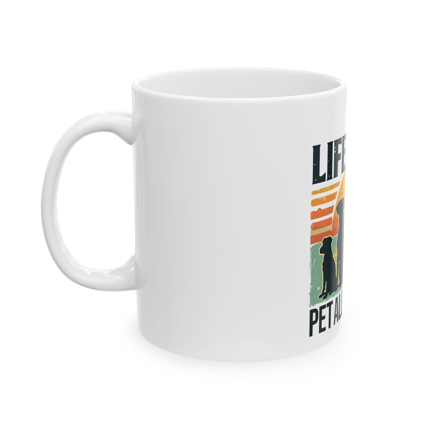 Life Goal Pet All The Dogs Sunset Ceramic Mug