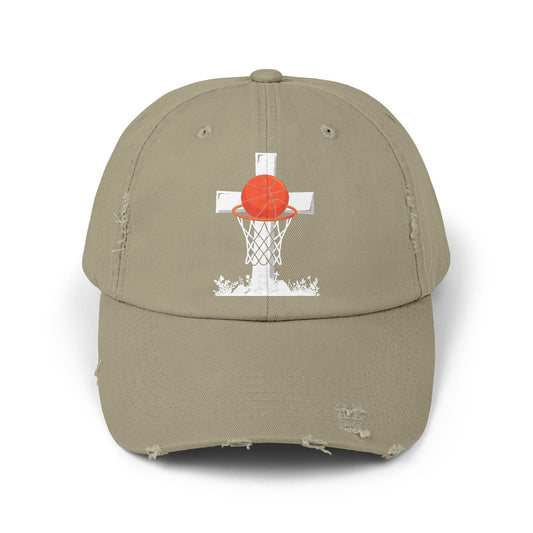 Through Christ All Things Are Possible Basketball Cross Cap