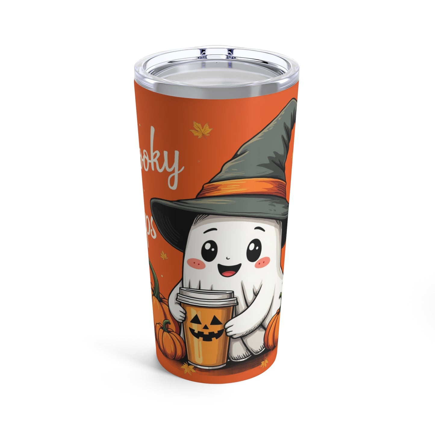 Spooky Sips Halloween Ghost Tumbler 20oz