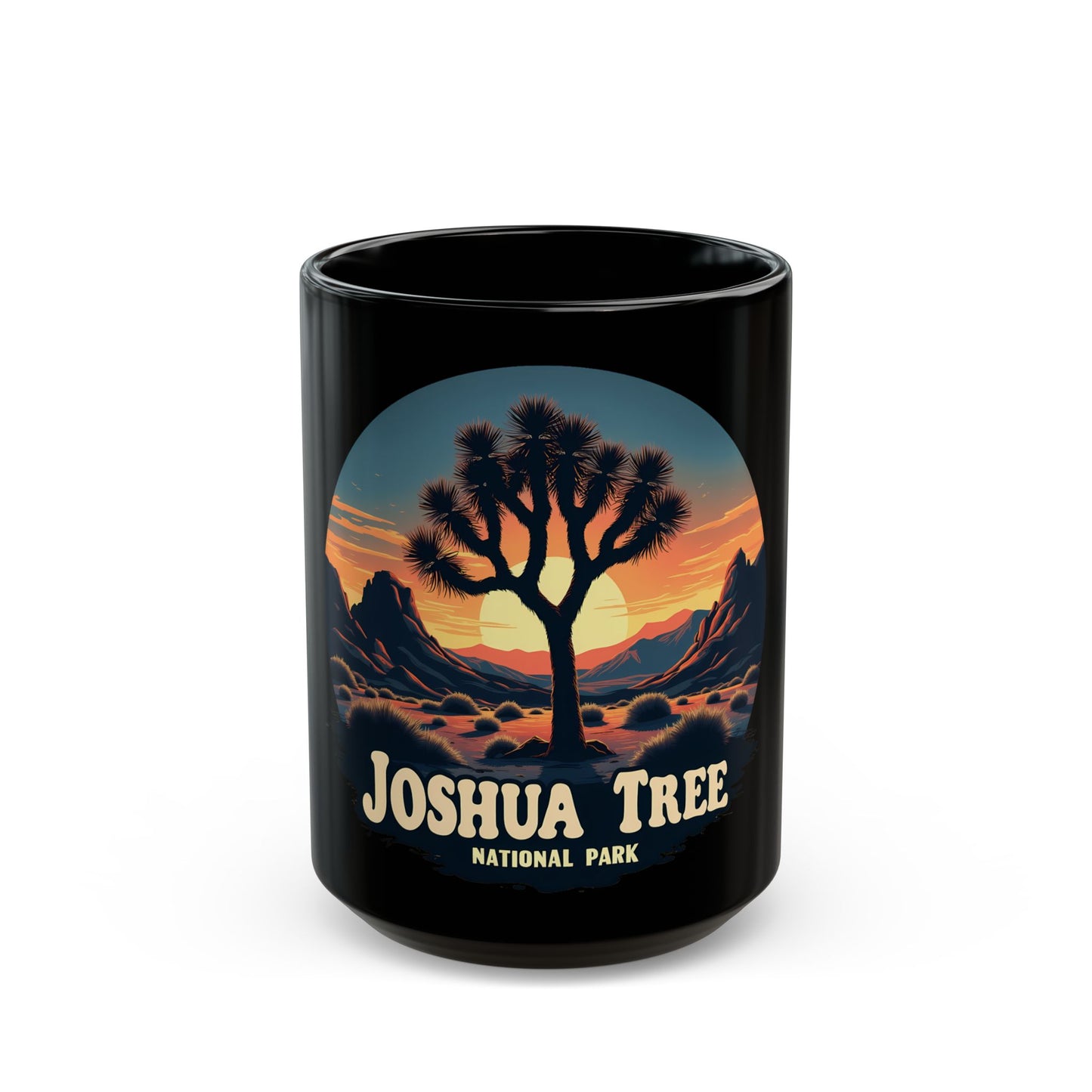 Joshua Tree National Park Sunset Landscape Ceramic Mug