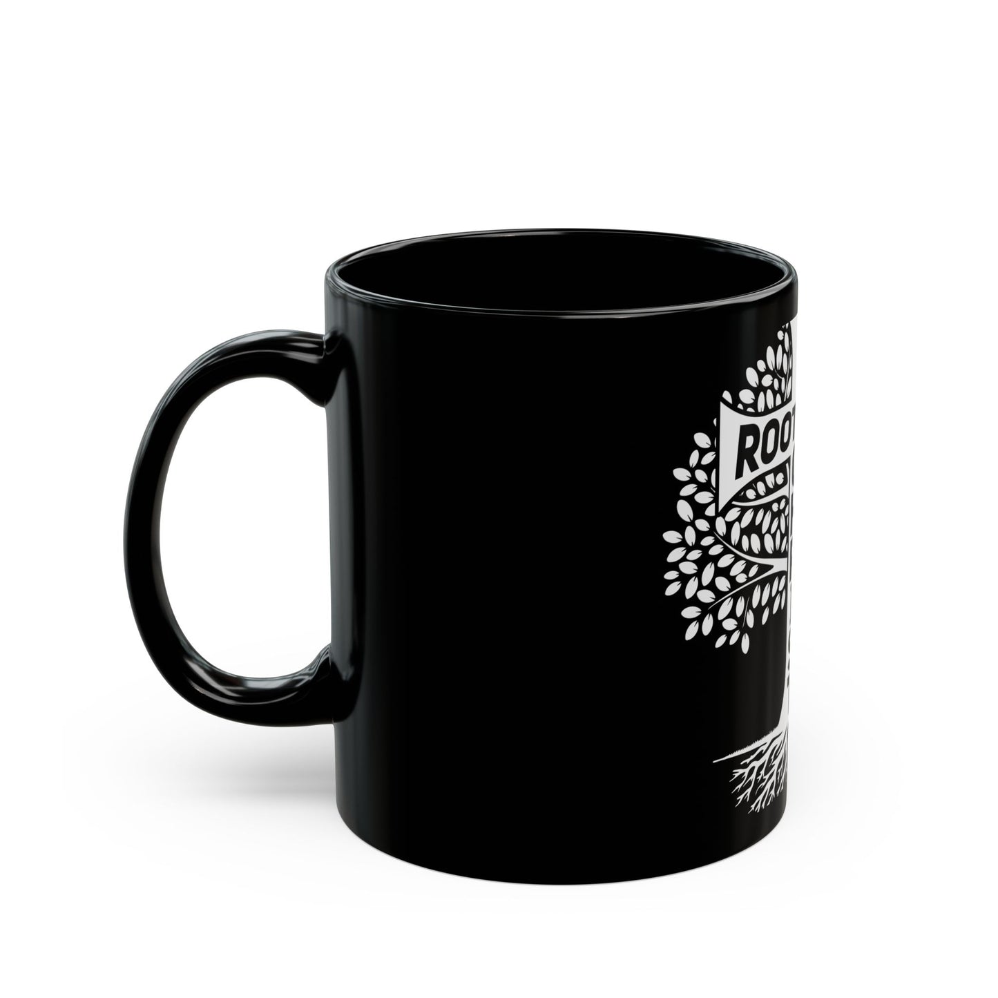 Rooted In Christ Tree of Faith Graphic Ceramic Mug