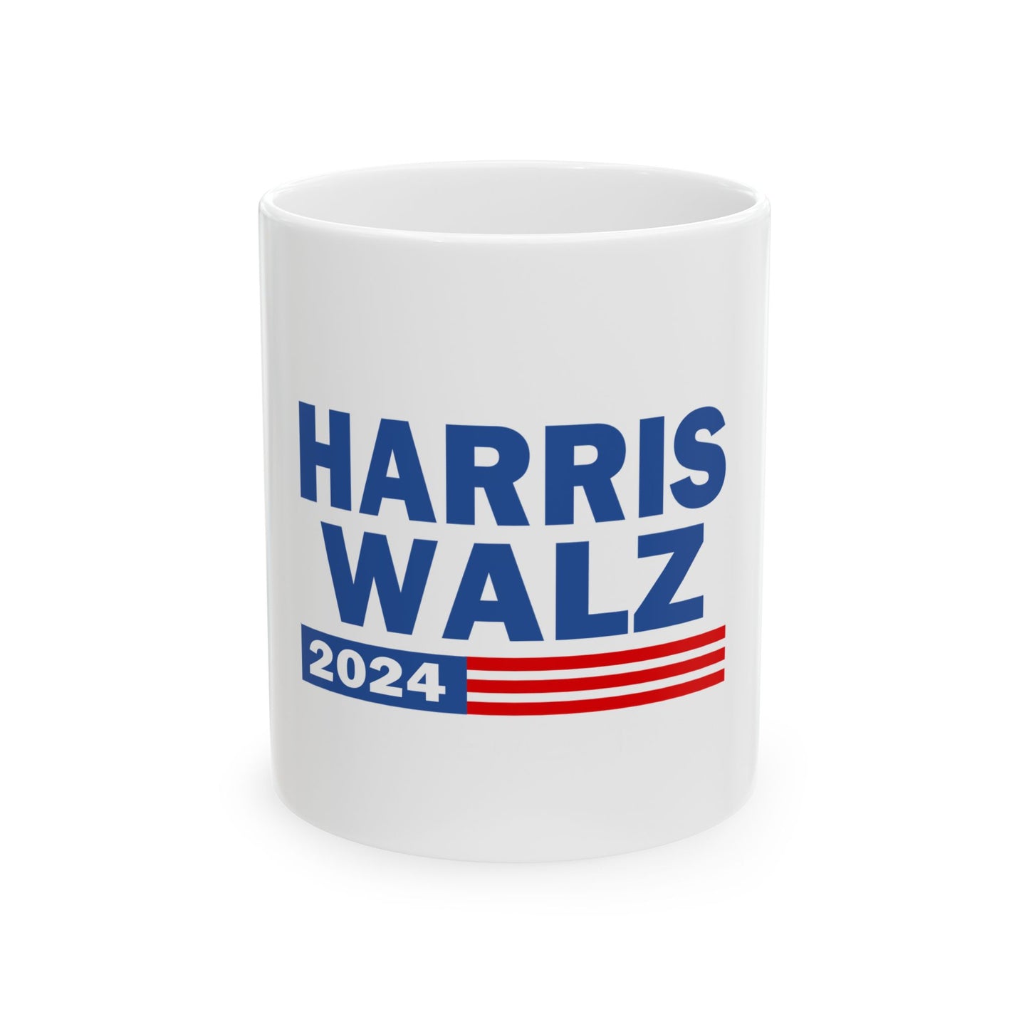 Harris Walz Save Democracy 2024 Patriotic Ceramic Mug, (11oz, 15oz)