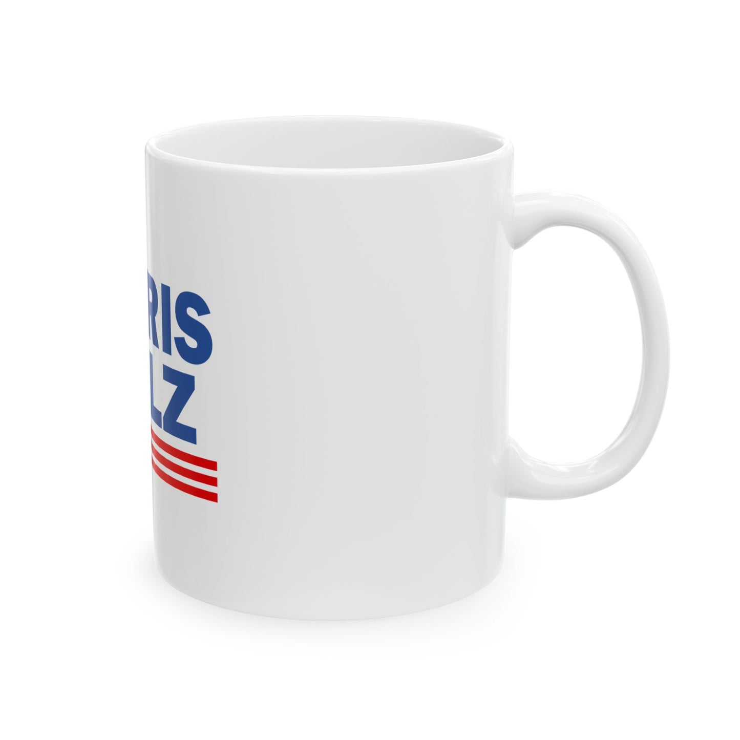 Harris Walz Save Democracy 2024 Patriotic Ceramic Mug, (11oz, 15oz)