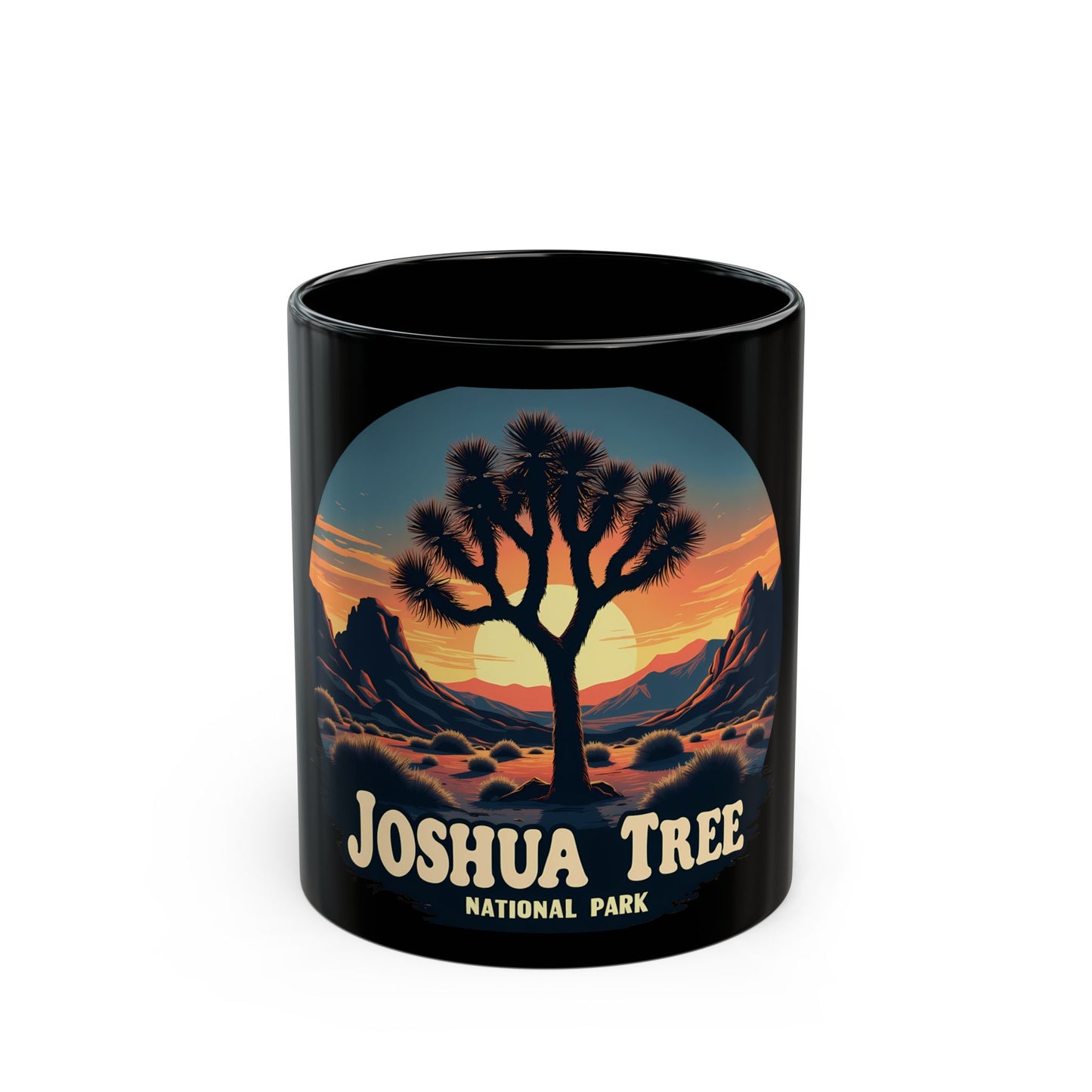 Joshua Tree National Park Sunset Landscape Ceramic Mug