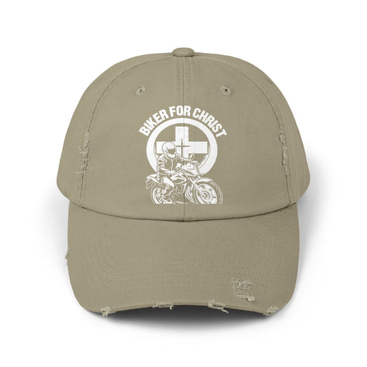 Biker for Christ Riding by Faith Motorcycle Cross Cap