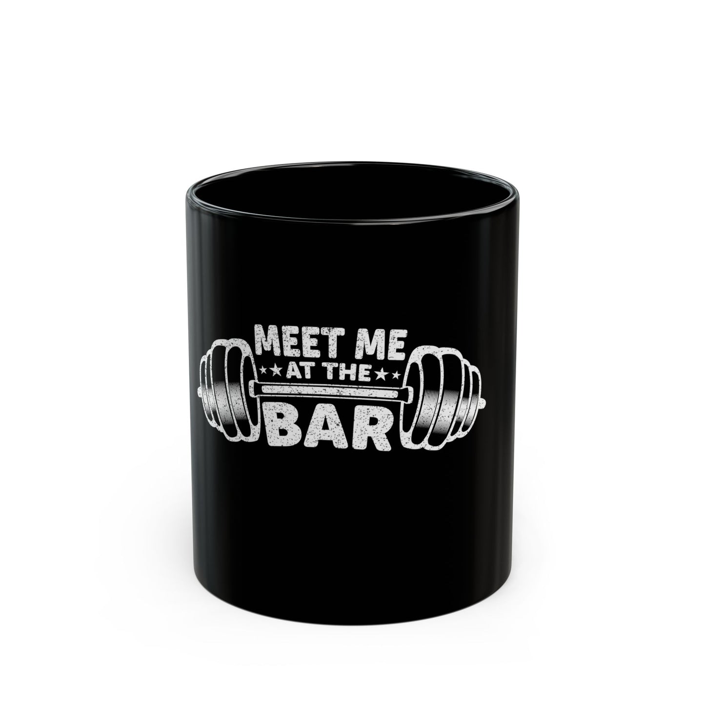 Meet Me At The Bar Weightlifting Motivation Ceramic Mug