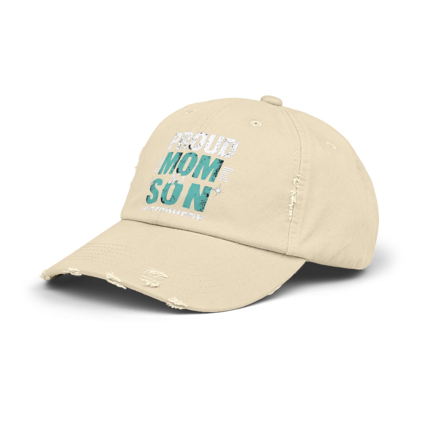 Proud Mom of a Son in Recovery Inspirational Quote Cap