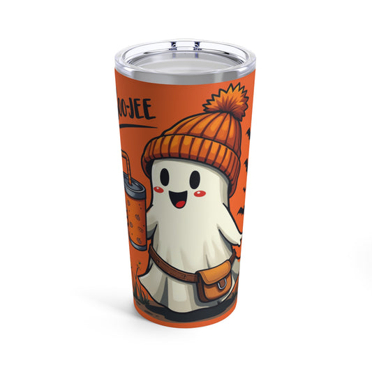 Boo-Jee Bougie Cute Ghost Halloween Festive Tumbler 20oz