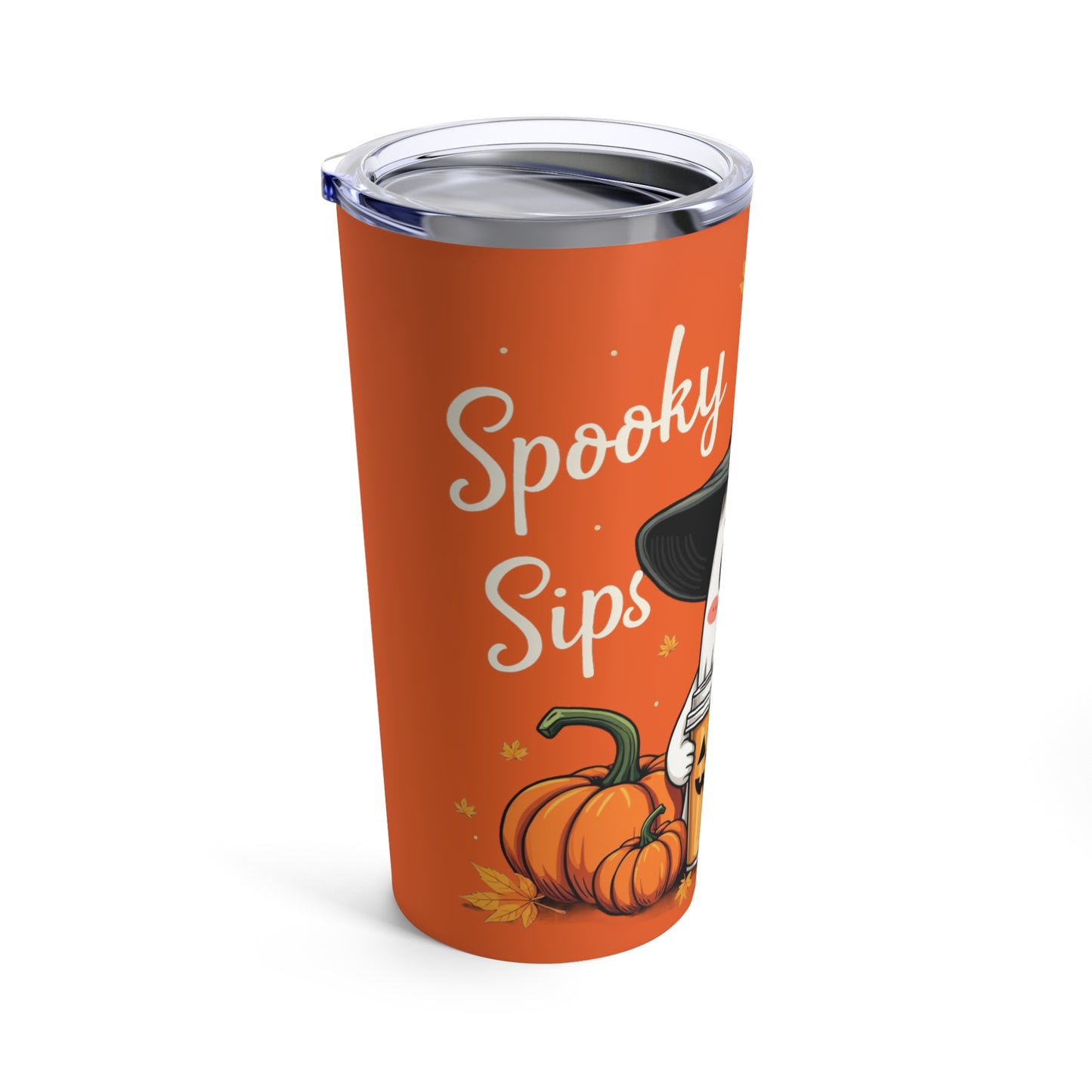 Spooky Sips Halloween Ghost Tumbler 20oz