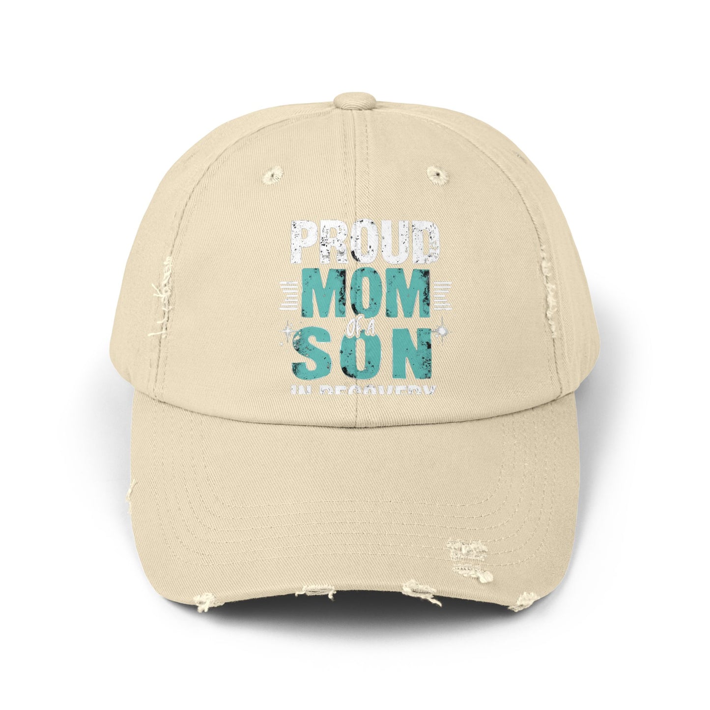 Proud Mom of a Son in Recovery Inspirational Quote Cap