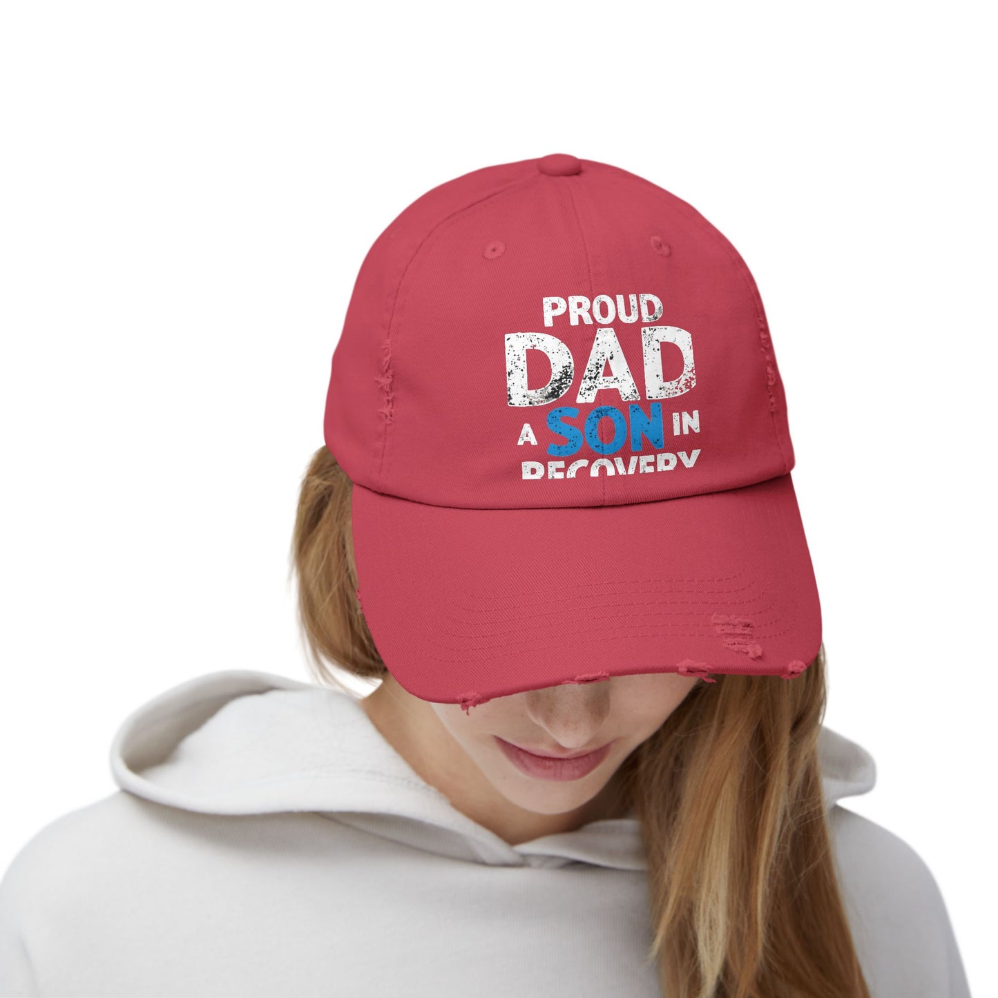 Proud Dad of a Son in Recovery Inspiration and Support Cap