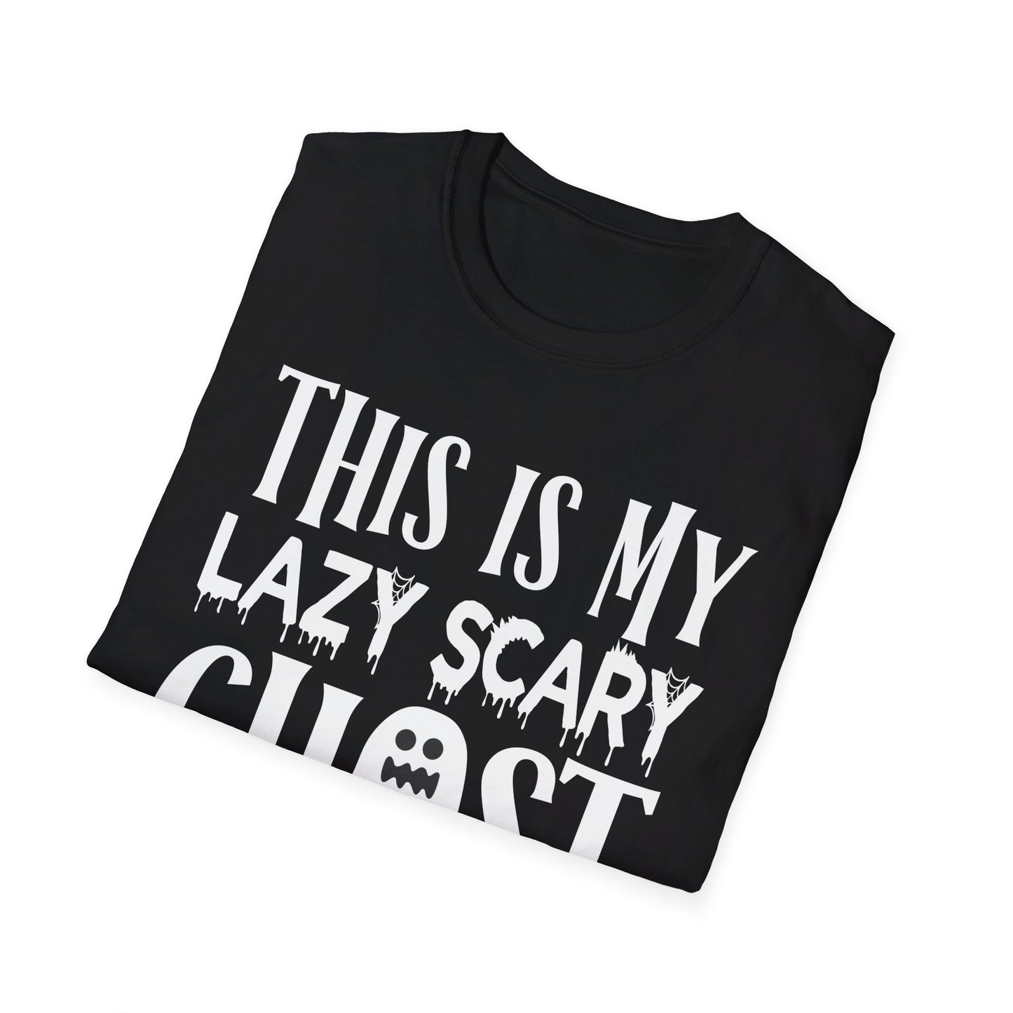 This Is My Lazy Scary Ghost Costume Halloween Fun T-Shirt