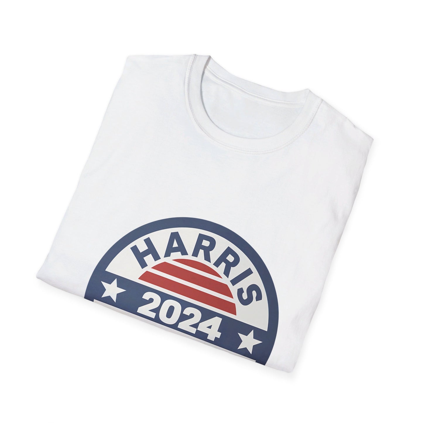 Harris Walz 2024 Retro Circular Election T-Shirt