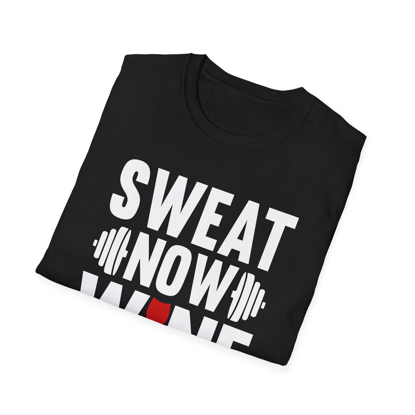 Sweat Now Wine Later Fitness Motivation T-Shirt