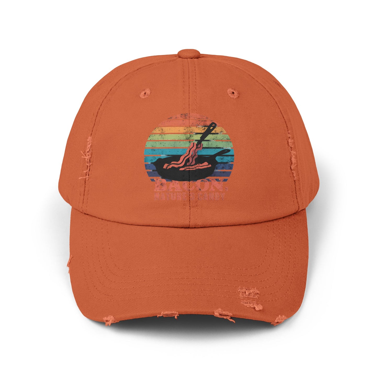 Bacon Nature's Candy Retro Style Humor Cap