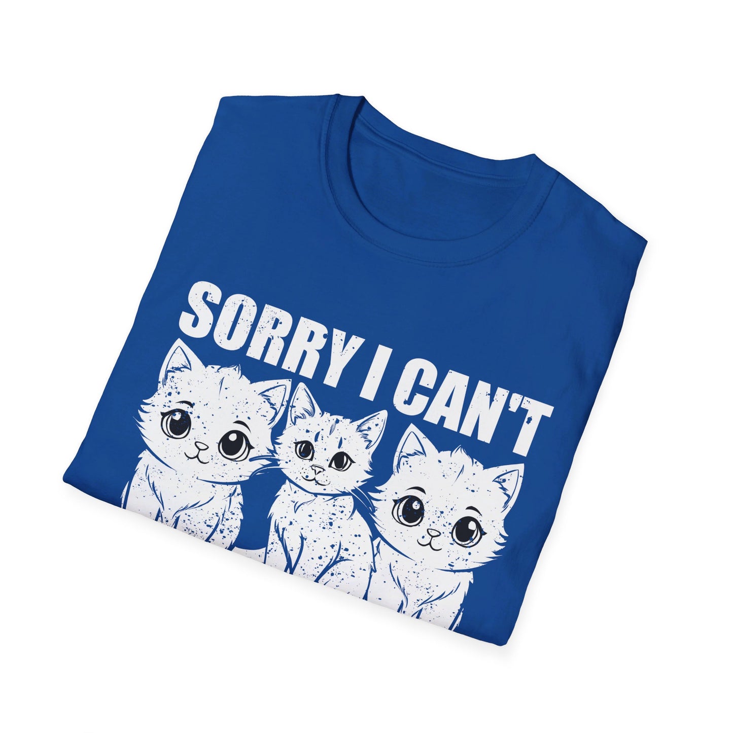 Sorry I Can't I Have Plans With My Cat - Cat Lover T-Shirt