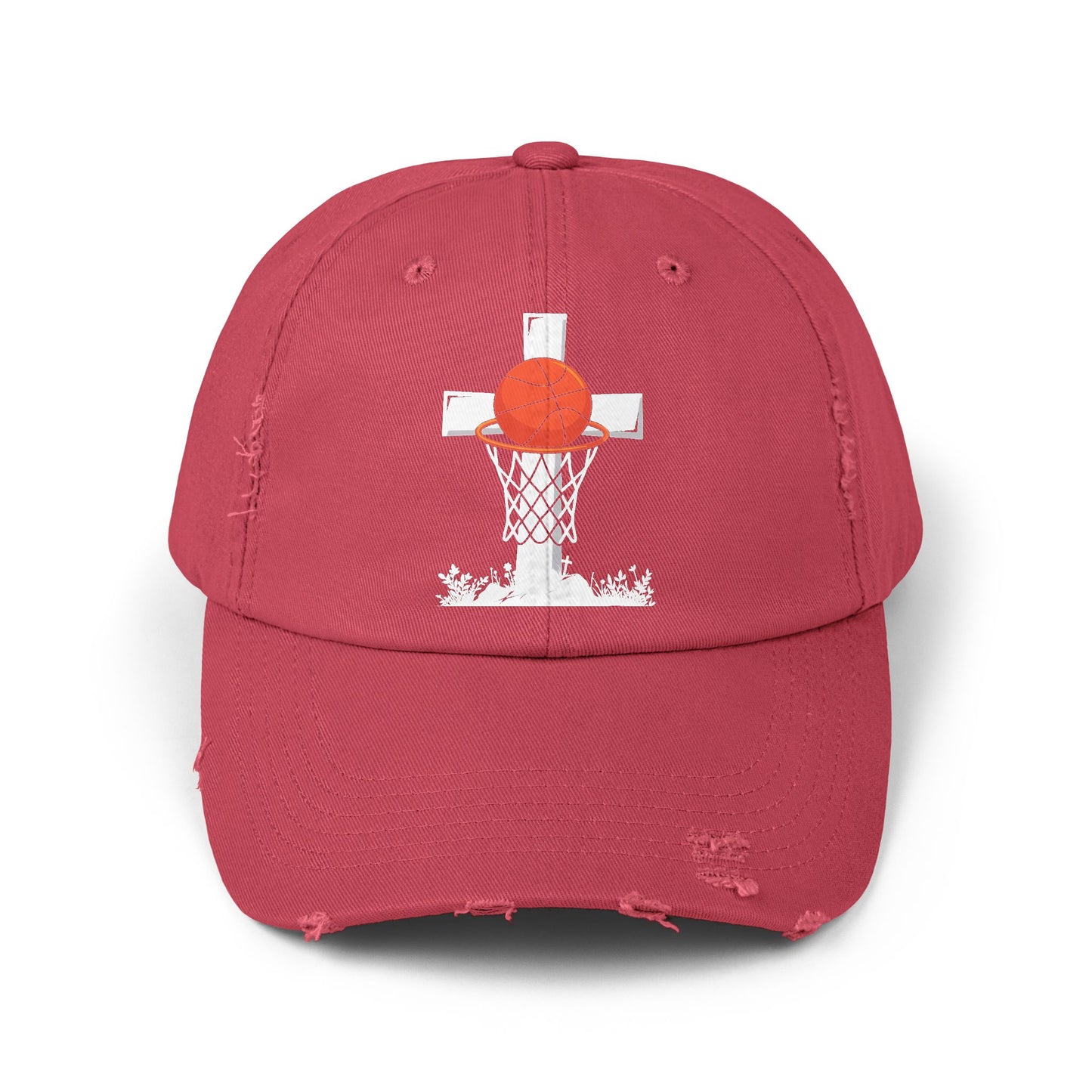 Through Christ All Things Are Possible Basketball Cross Cap