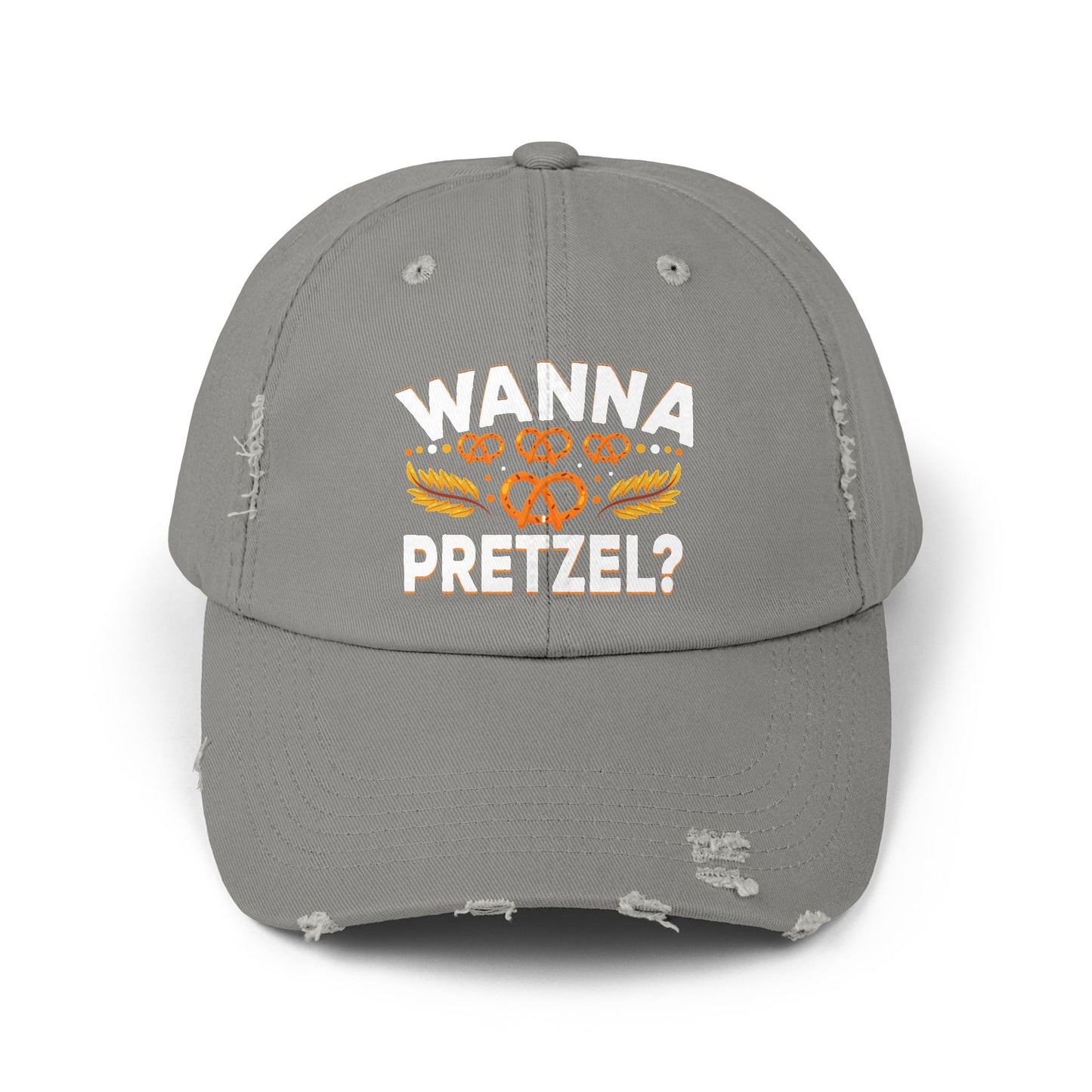 Wanna Pretzel? Fun Snack Lover's Delight Cap