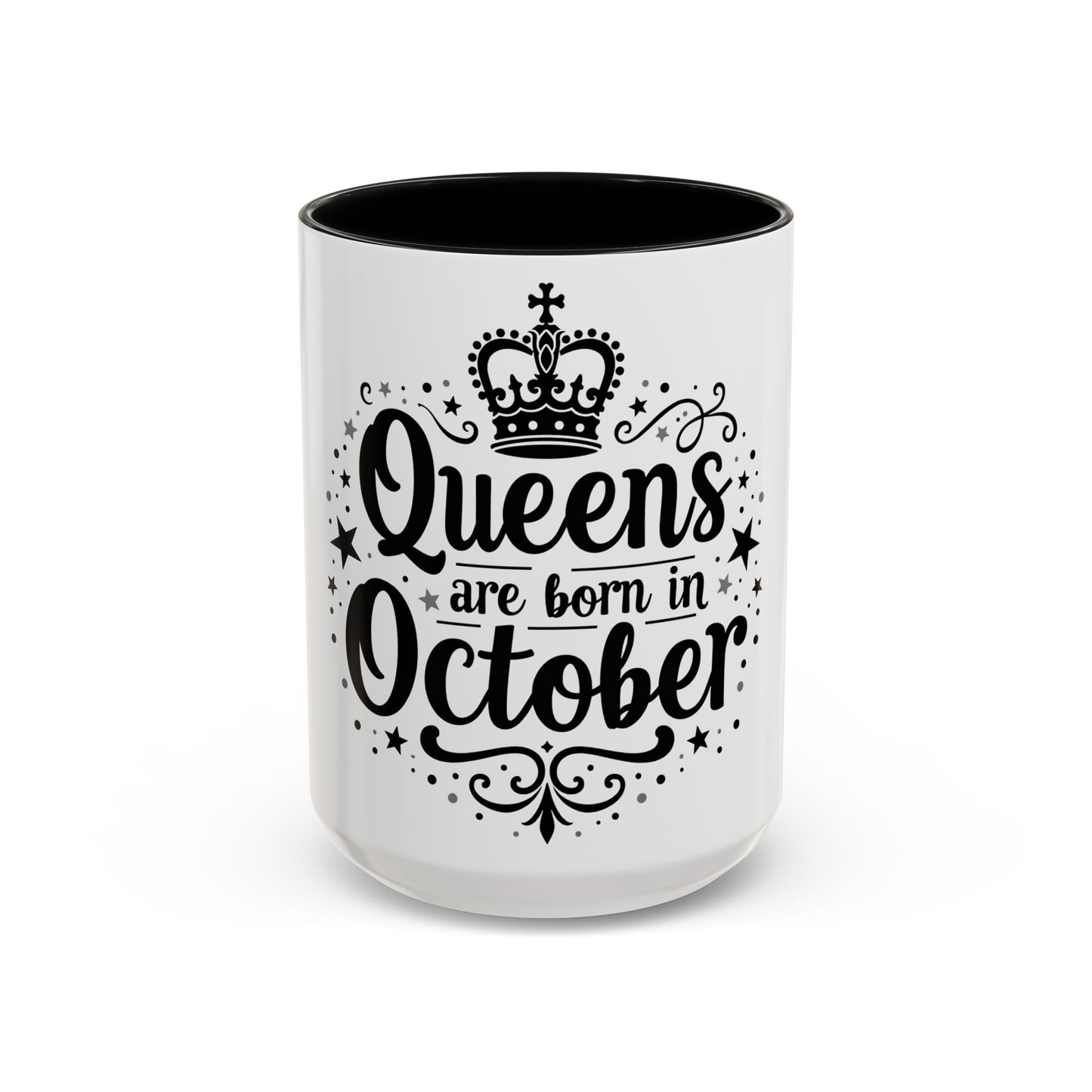 Queens are Born in September Birthday Gift Accent Coffee Mug