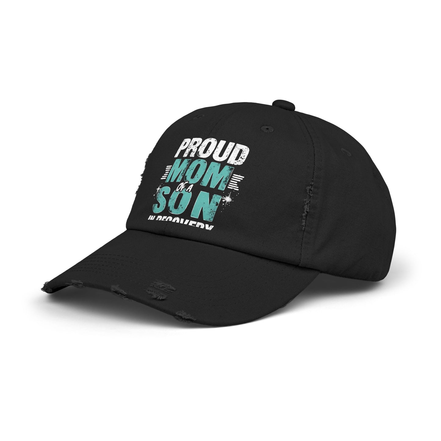 Proud Mom of a Son in Recovery Inspirational Quote Cap