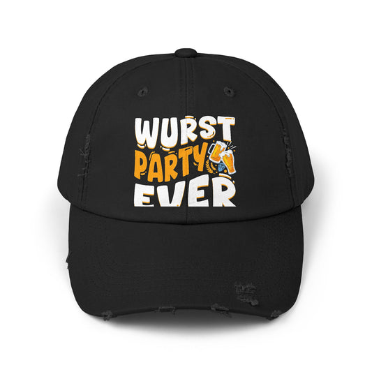 Wurst Party Ever with Beer Mugs and Sausages Cap