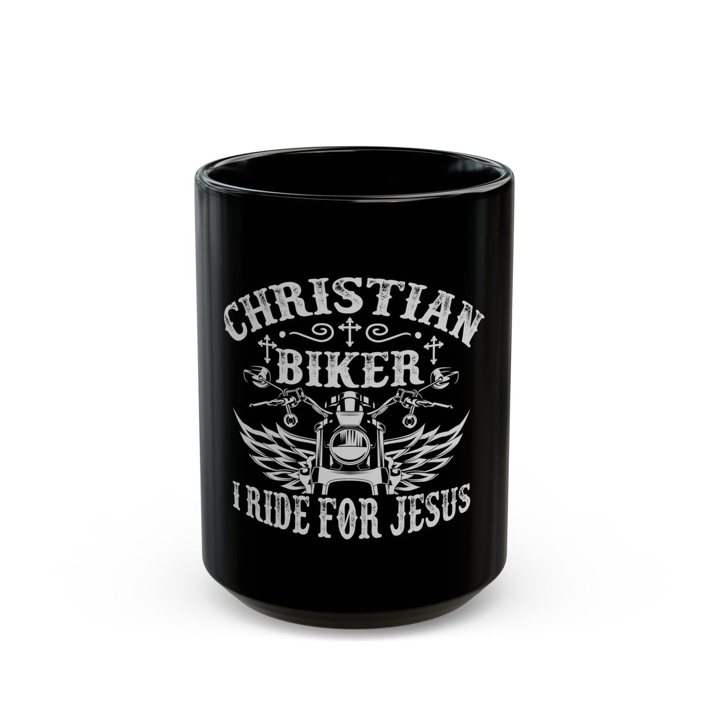 Christian Biker I Ride For Jesus Ceramic Mug