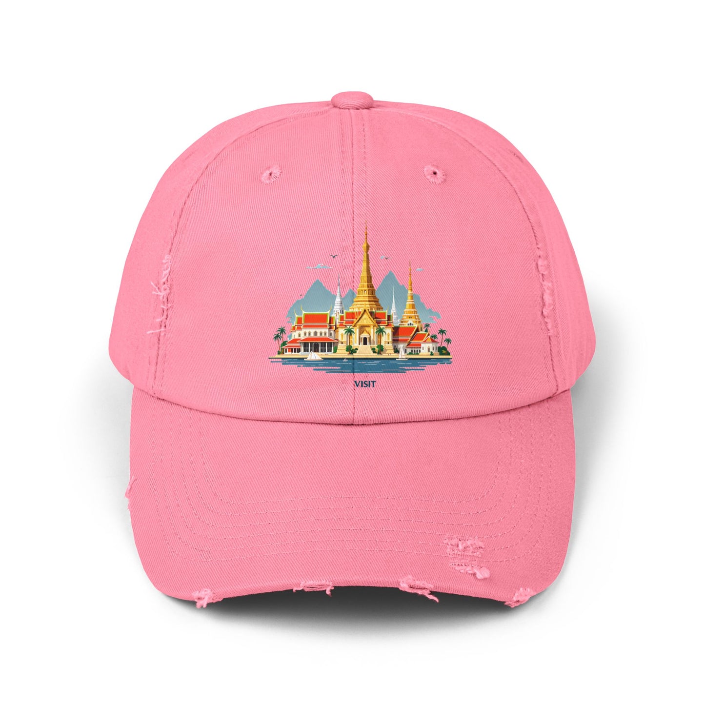 Visit Thailand Scenic Wonders Illustration Cap