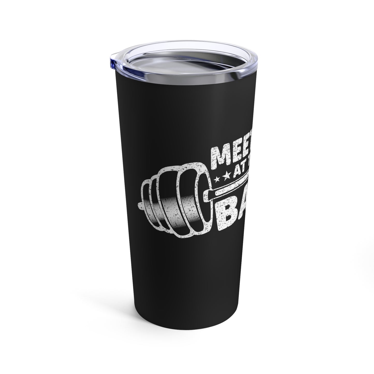 Meet Me At The Bar Weightlifting Motivation Tumbler