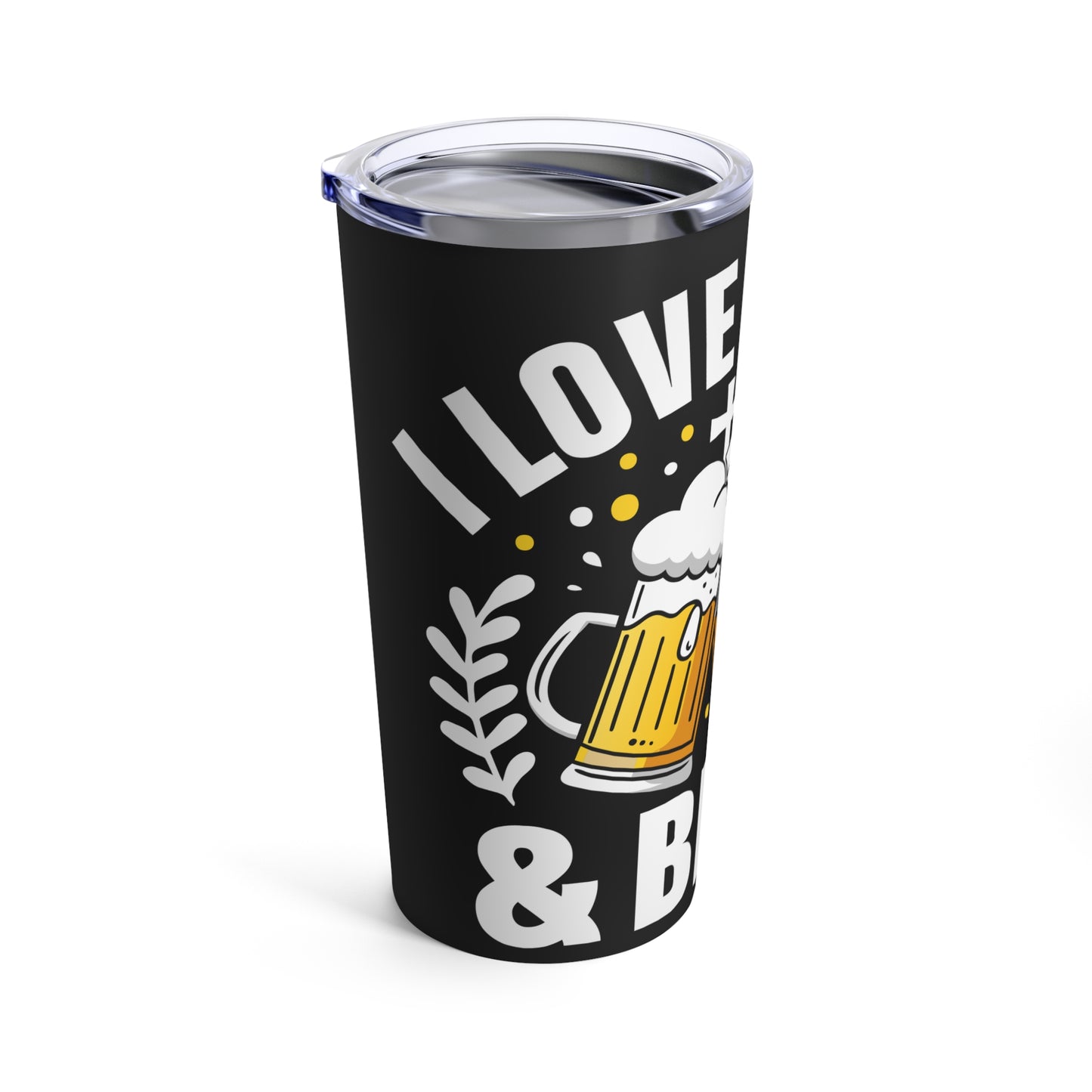 I Love Jesus And Beer Design For Faithful Beer Lovers Tumbler