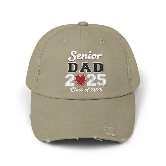 Senior Dad 2025 Class Heart Cap