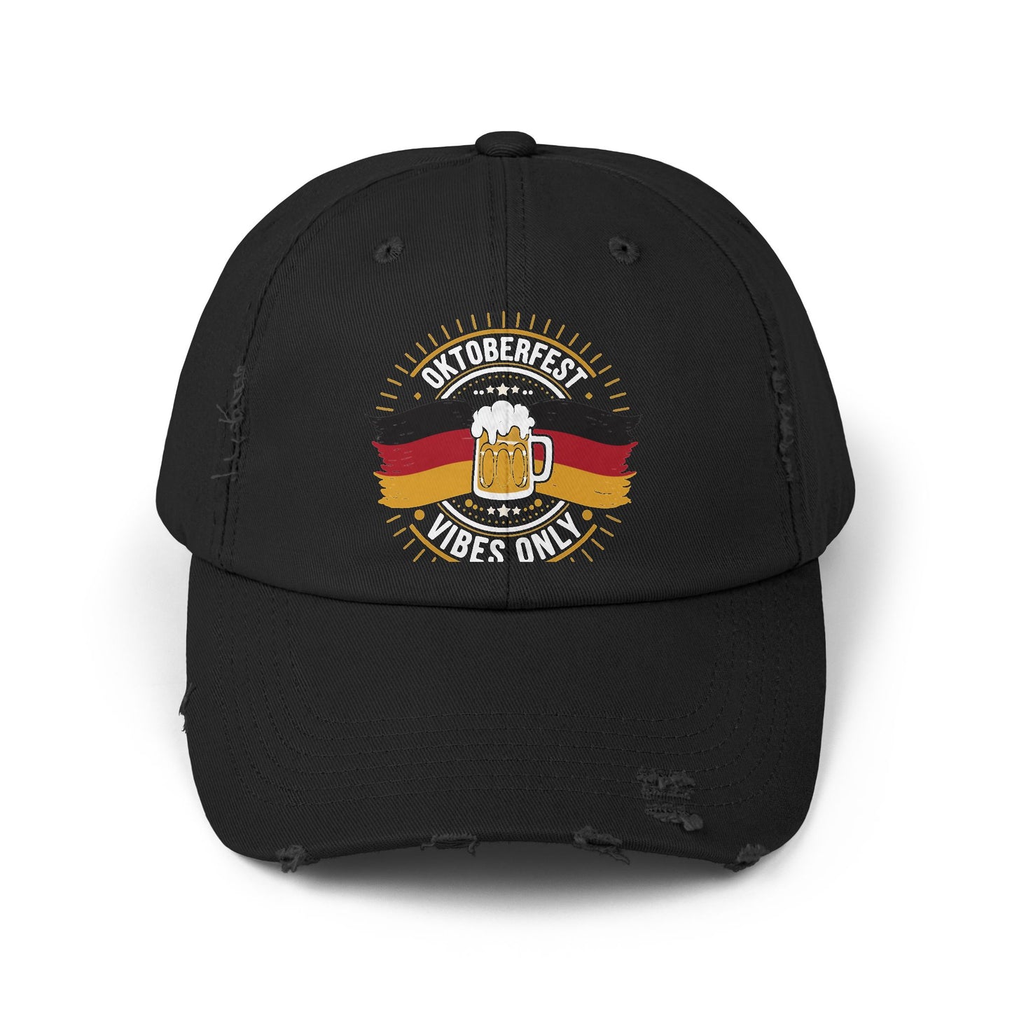 Oktoberfest Vibes Only Beer Mug and German Flag Cap