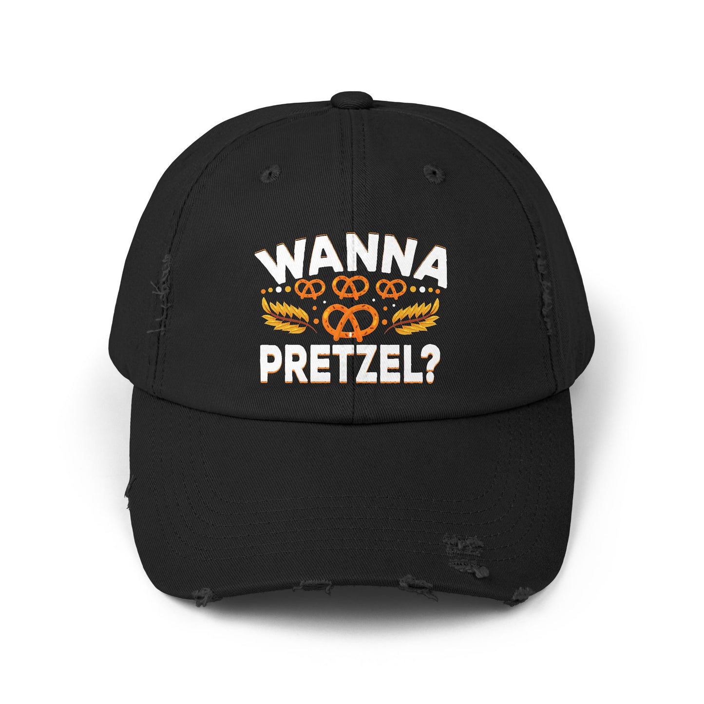 Wanna Pretzel? Fun Snack Lover's Delight Cap