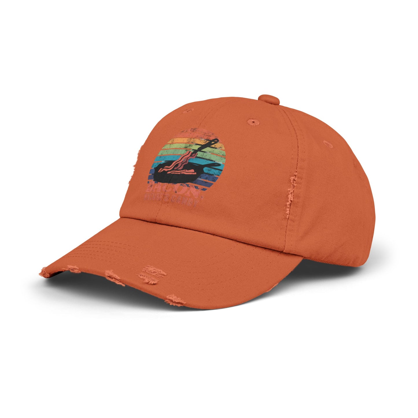 Bacon Nature's Candy Retro Style Humor Cap