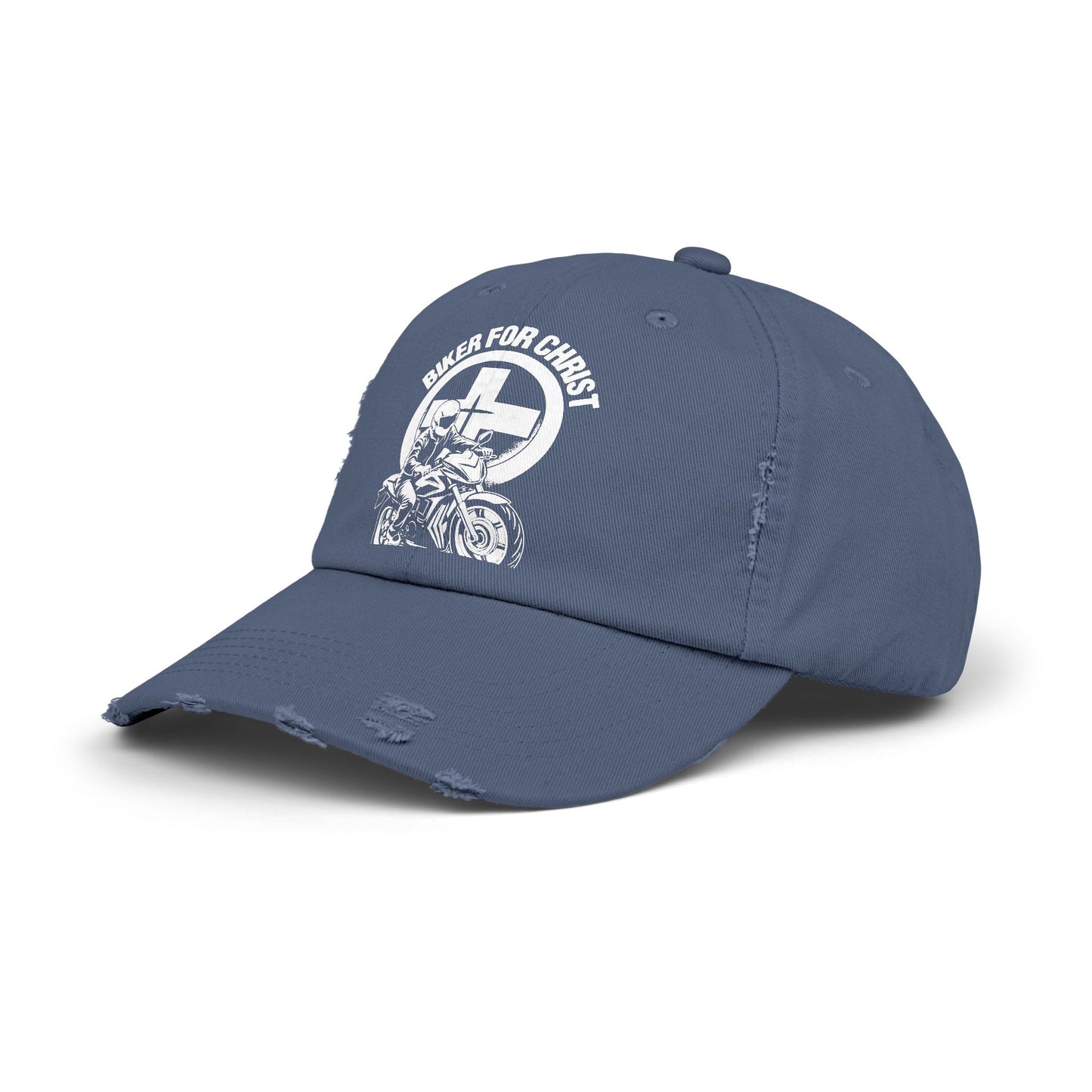 Biker for Christ Riding by Faith Motorcycle Cross Cap