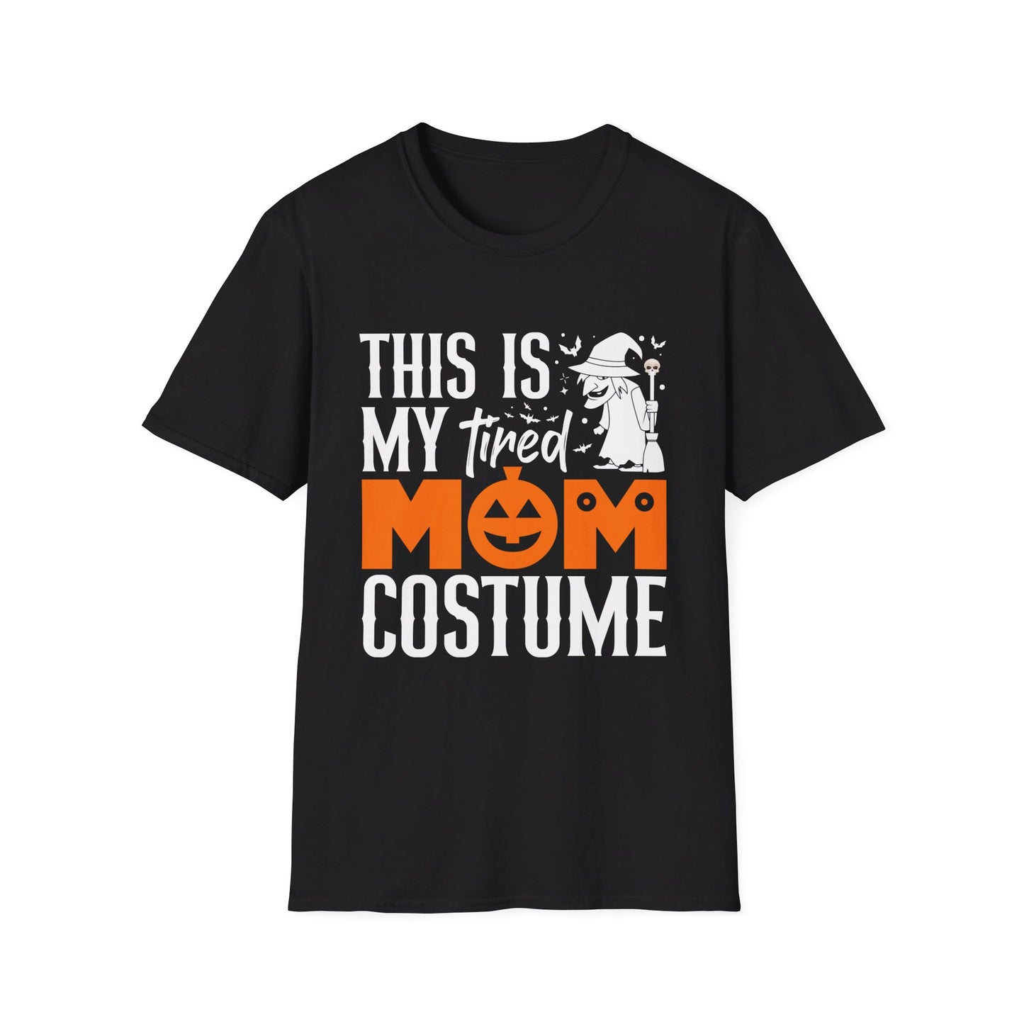 This Is My Tired Mom Costume Halloween Witch Pumpkin T-Shirt