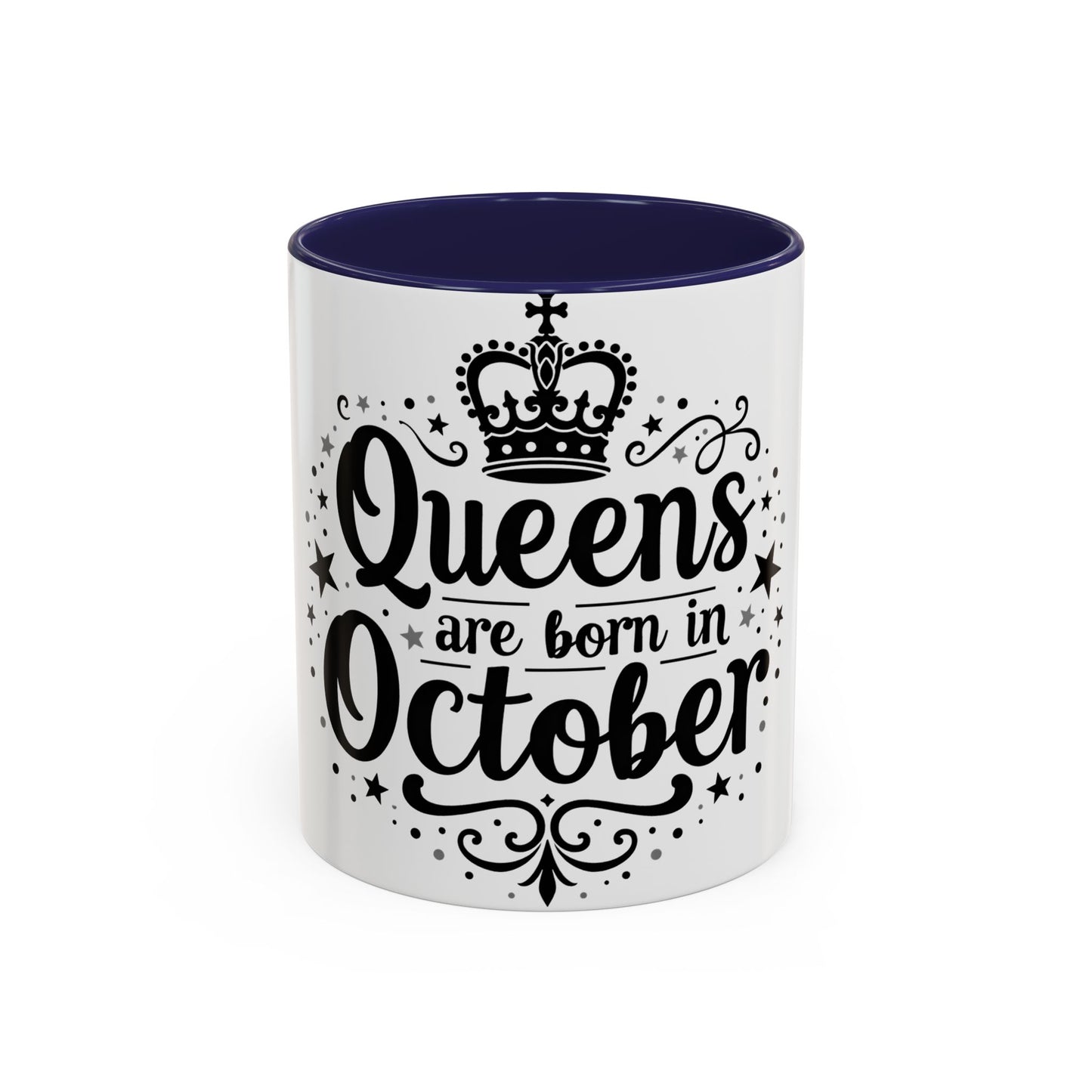 Queens are Born in September Birthday Gift Accent Coffee Mug