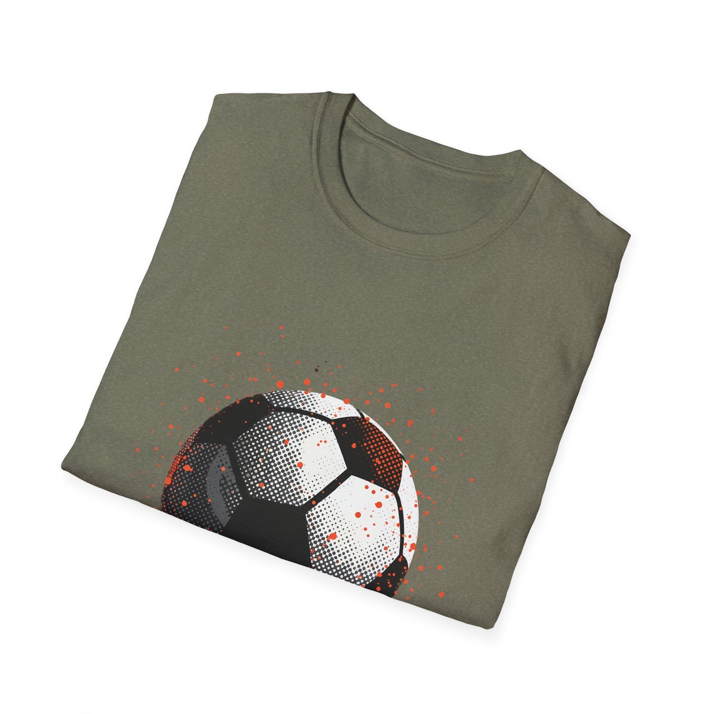 Dynamic Soccer Ball Splash Artwork for Sports Enthusiasts and Soccer Fans T-Shirt