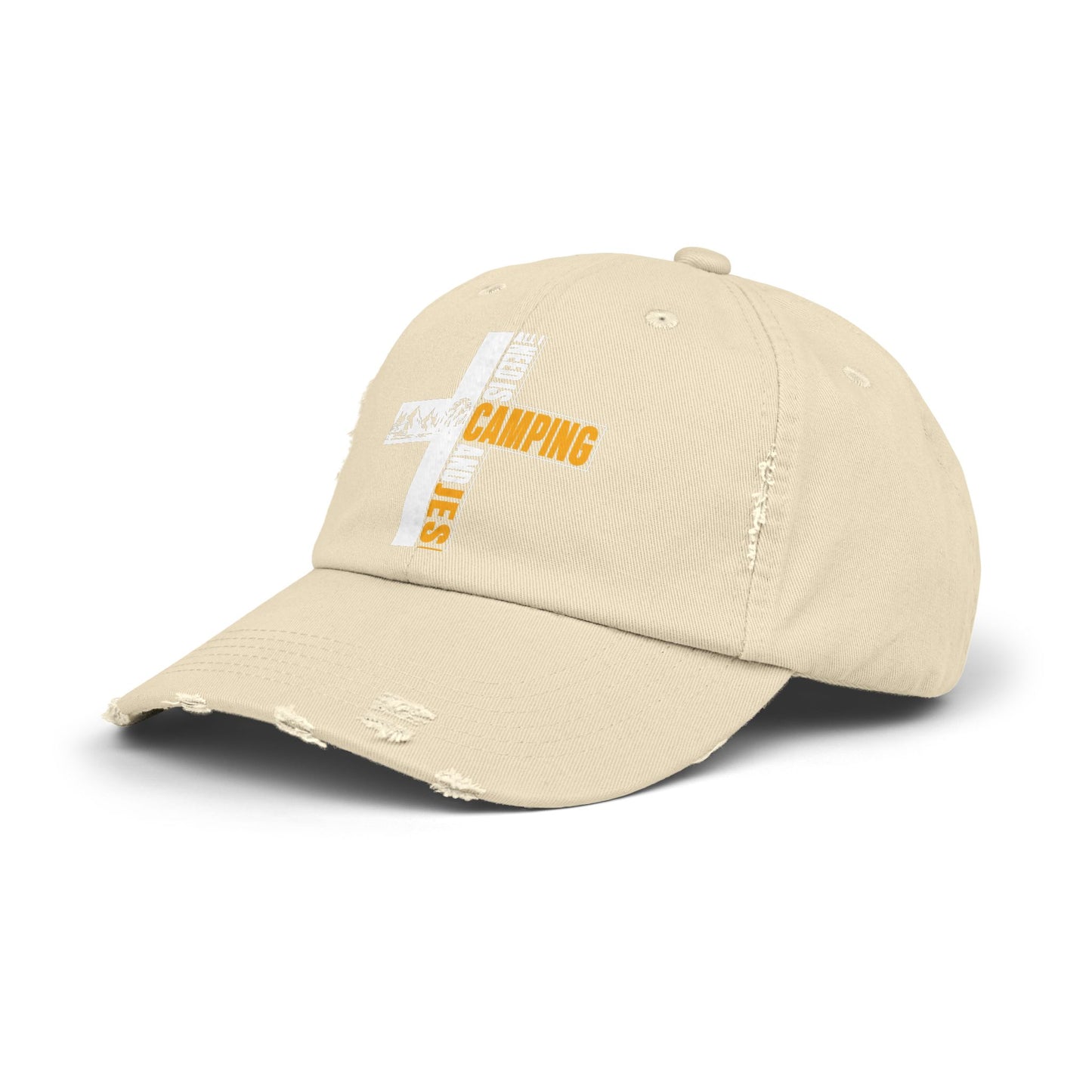 All I Need Is Camping And Jesus Inspirational Faith Cap