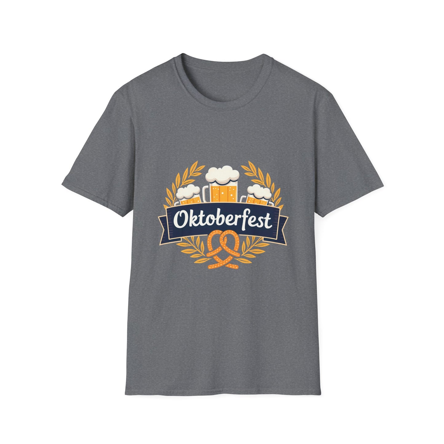 Oktoberfest Celebration with Beer and Pretzel T-Shirt