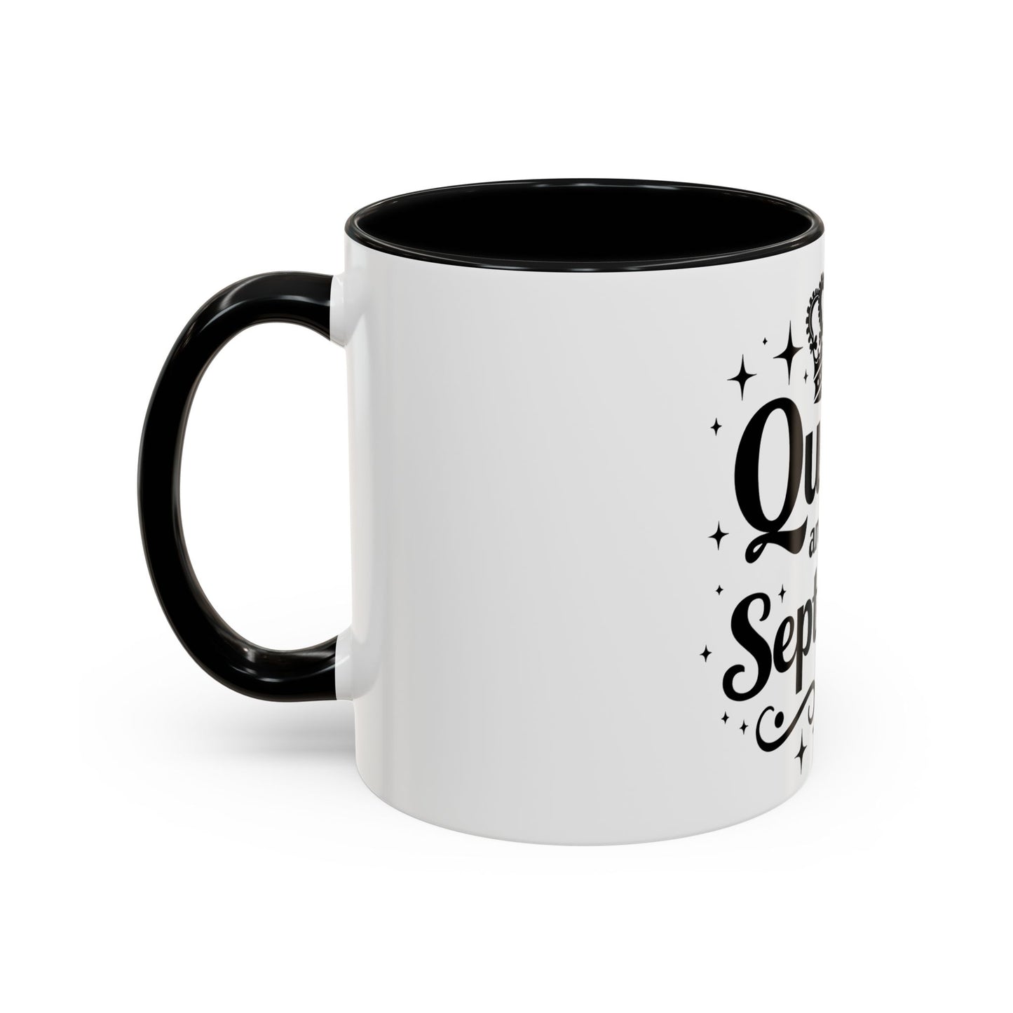 Queens are Born in October Birthday Gift Accent Coffee Mug