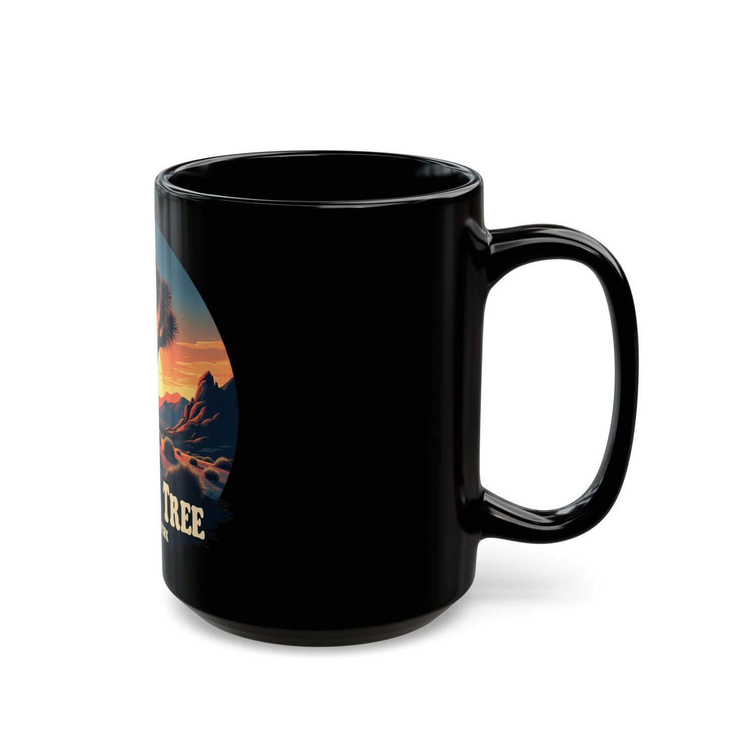 Joshua Tree National Park Sunset Landscape Ceramic Mug