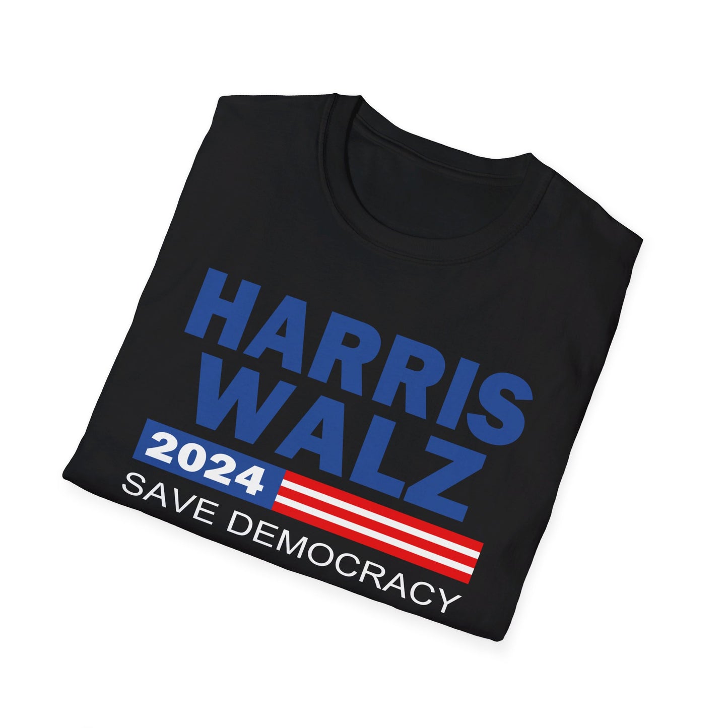 Harris Walz Save Democracy 2024 Election T-Shirt