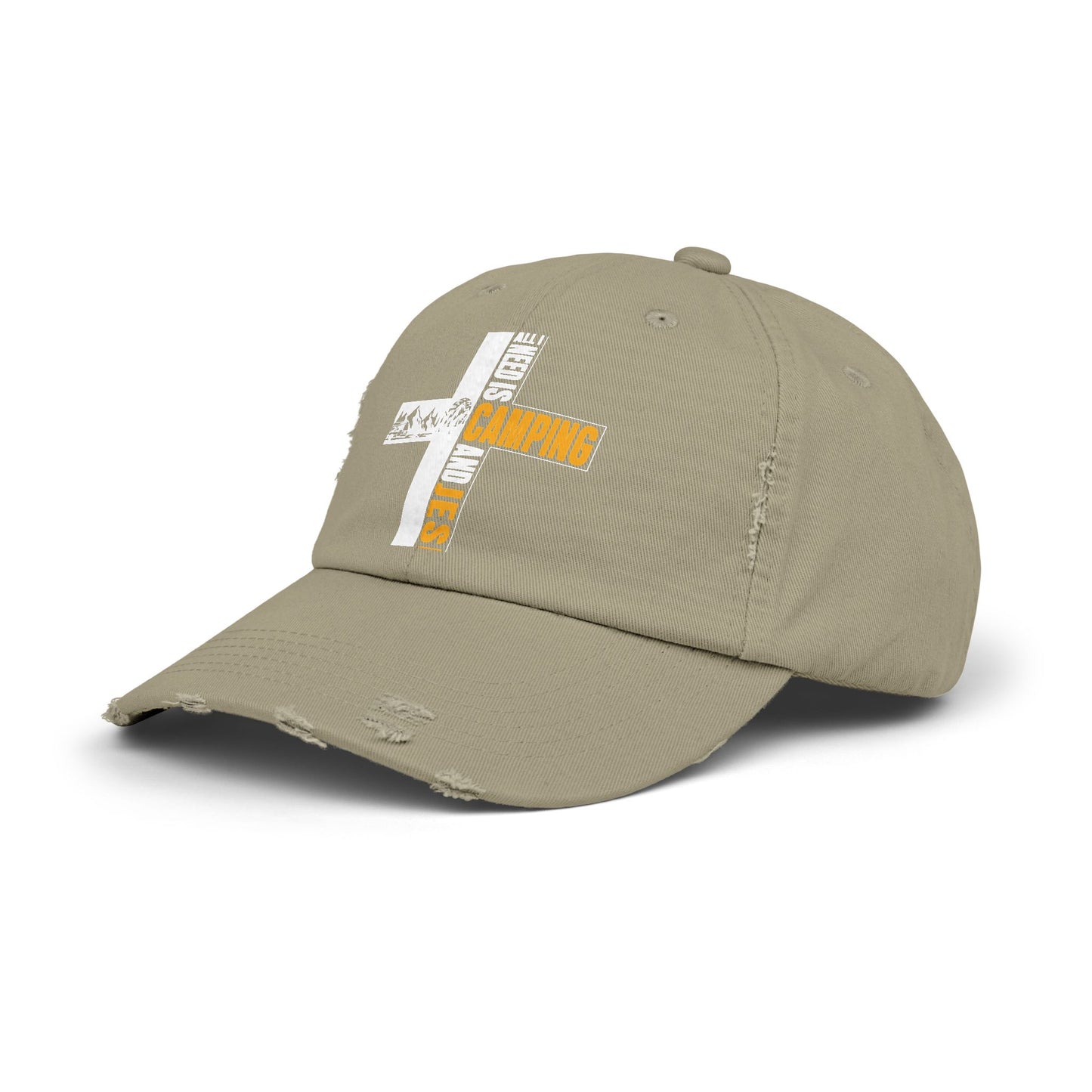 All I Need Is Camping And Jesus Inspirational Faith Cap