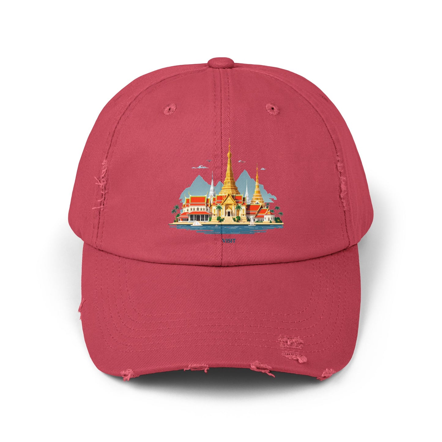 Visit Thailand Scenic Wonders Illustration Cap