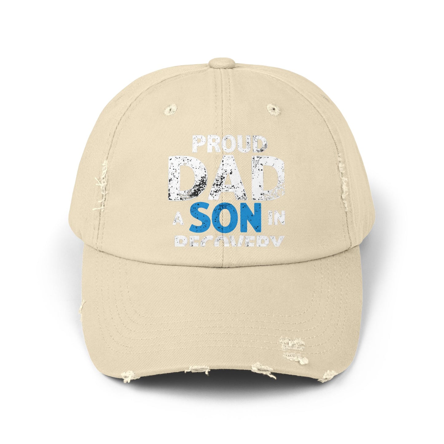 Proud Dad of a Son in Recovery Inspiration and Support Cap